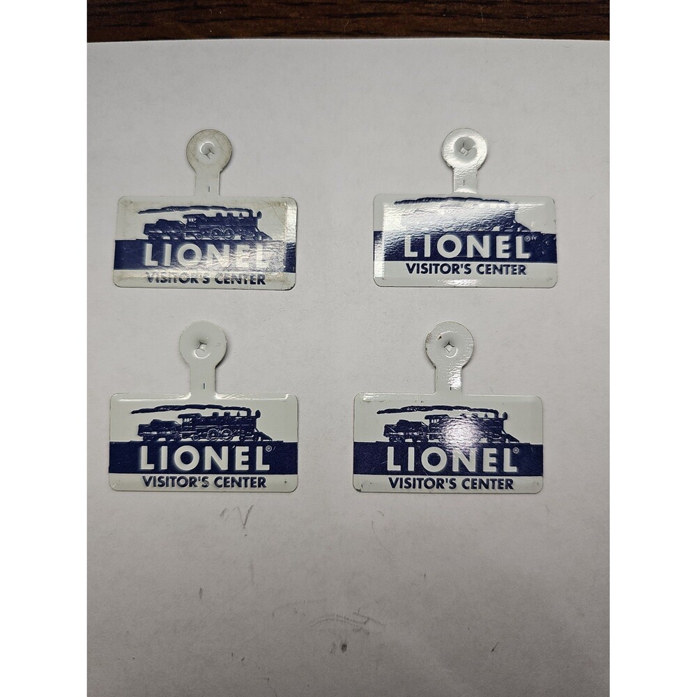 Lionel ~ Lionel Visitor's Center Pin / Badge ~ Qty. ~ 4